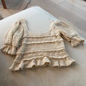 Zara crotchet top